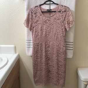 Pink Lace Dress